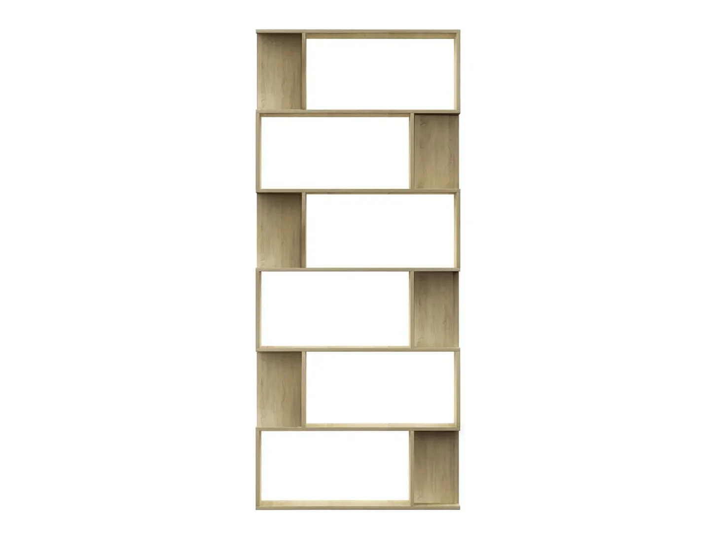 Estantería/divisor madera contrachapada color roble 80x24x192cm