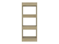 Estantería/divisor madera ingeniería roble Sonoma 40x30x103 cm