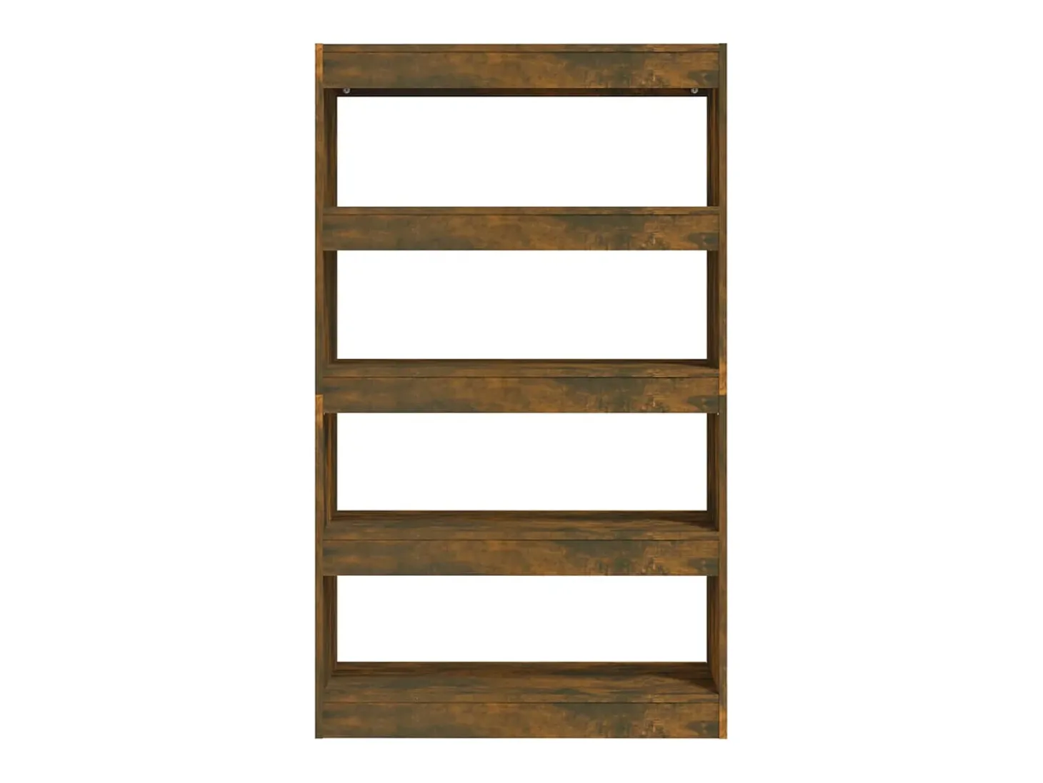 Estantería/divisor madera ingeniería roble ahumado 80x30x135 cm