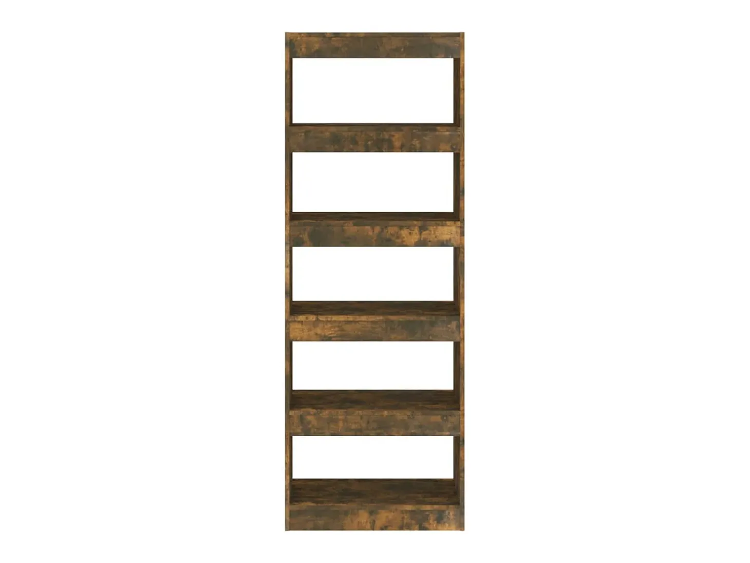Estantería/divisor madera ingeniería roble ahumado 60x30x166 cm