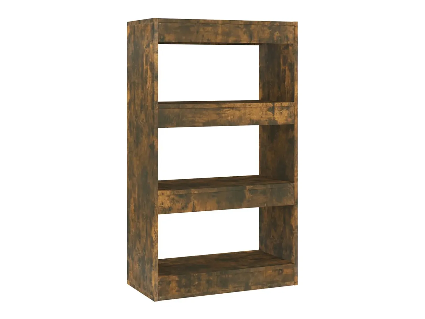 Estantería/divisor madera ingeniería roble ahumado 60x30x103 cm