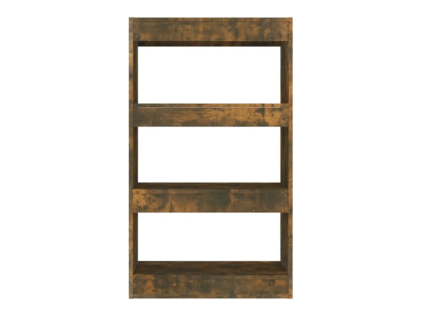 Estantería/divisor madera ingeniería roble ahumado 60x30x103 cm
