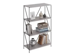Estanteria gris/negro 60x30x102.5 ravix