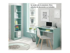 Estanteria seis baldas Children en verde 180 cm(alto)52 cm(ancho)25 cm(fondo). .