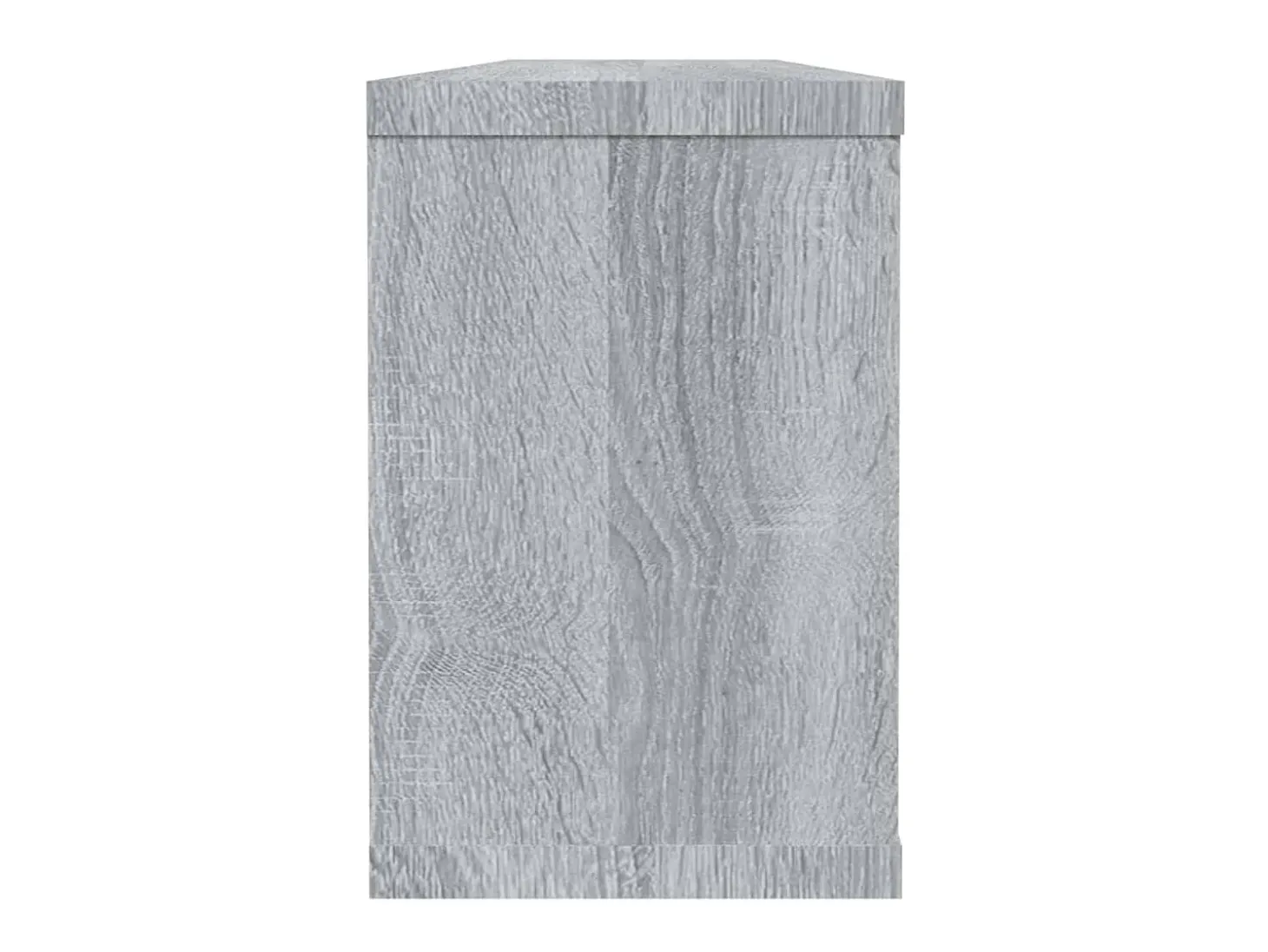 Estantes cúbicos de pared 4 uds madera gris Sonoma 60x15x23 cm ES810149
