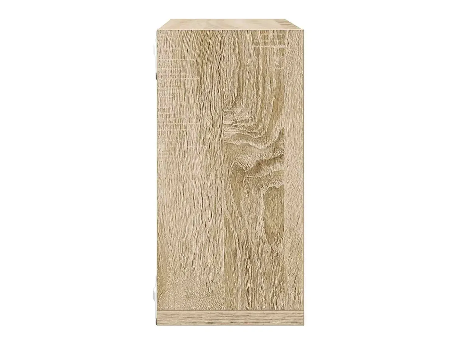 Estantes cubo de pared 2 unidades roble Sonoma 30x15x30 cm
