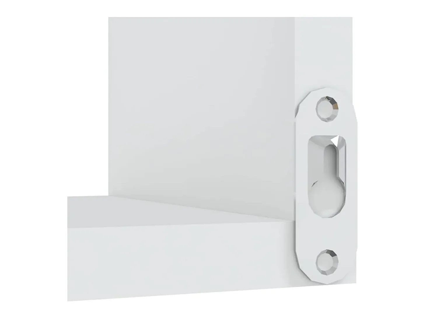 Estantes de esquina pared 2 uds madera contrachapada 40x40x50cm
