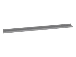 Estantes de pared 4 piezas Gris 115x9x3 cm