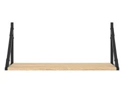Estantes de pared 2 piezas roble sonoma 60x25x25,5 cm