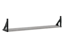 Estantes de pared 2 piezas Sonoma gris 80x15x15,5 cm Madera de ingeniería