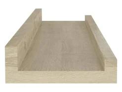 Estantes de pared 4 piezas roble sonoma 40x9x3 cm