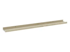 Estantes de pared 2 piezas blanco y roble sonoma 80x9x3 cm