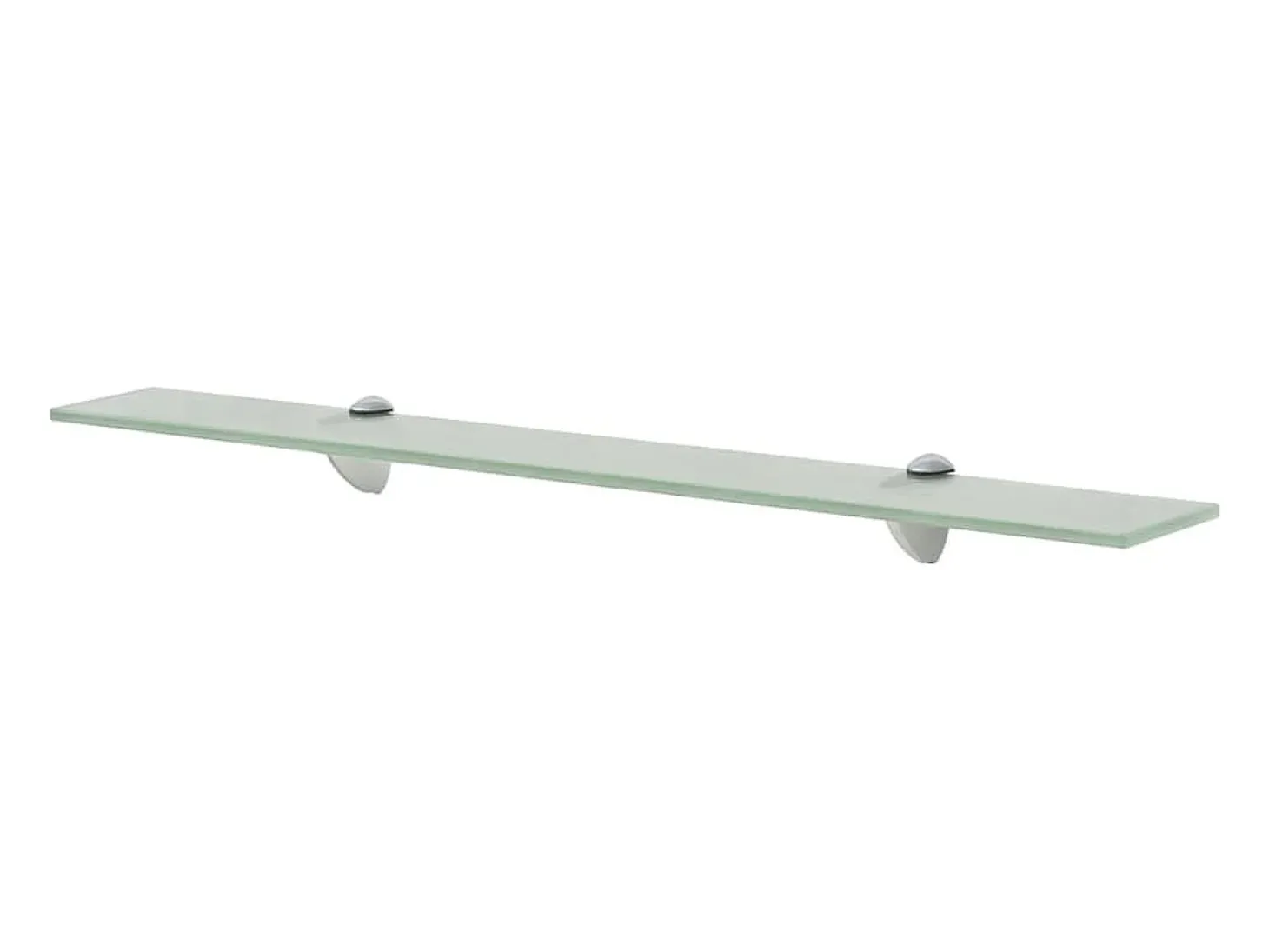 Estantes de pared 2 uds Cristal 70x20 cm 8 mm