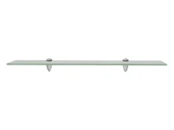 Estantes de pared 2 uds Cristal 70x20 cm 8 mm