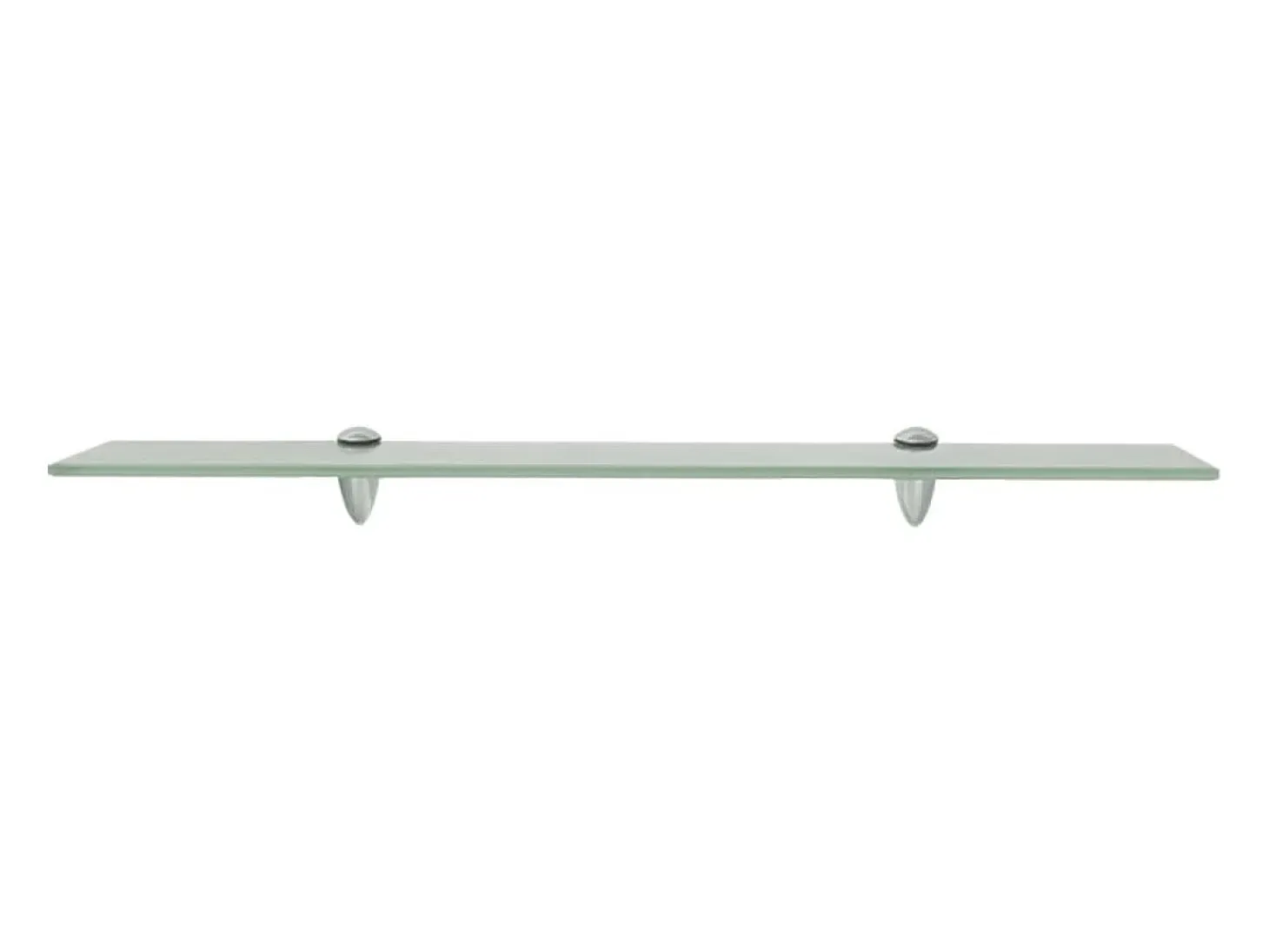 Estantes de pared 2 uds Cristal 70x20 cm 8 mm