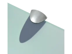 Estantes de pared 2 uds Cristal 90x20 cm 8 mm