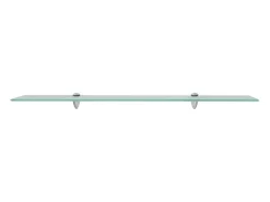 Estantes de pared 2 uds Cristal 90x20 cm 8 mm