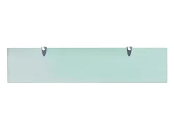 Estantes de pared 2 uds Cristal 90x20 cm 8 mm