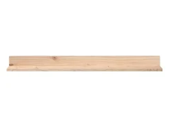 Estantes de pared 2 uds 110x11x9 cm Madera maciza de pino