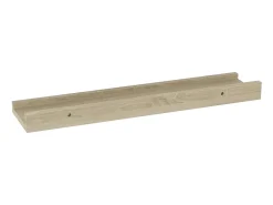 Estantes de pared 4 unidades roble Sonoma 40x9x3 cm ES82184