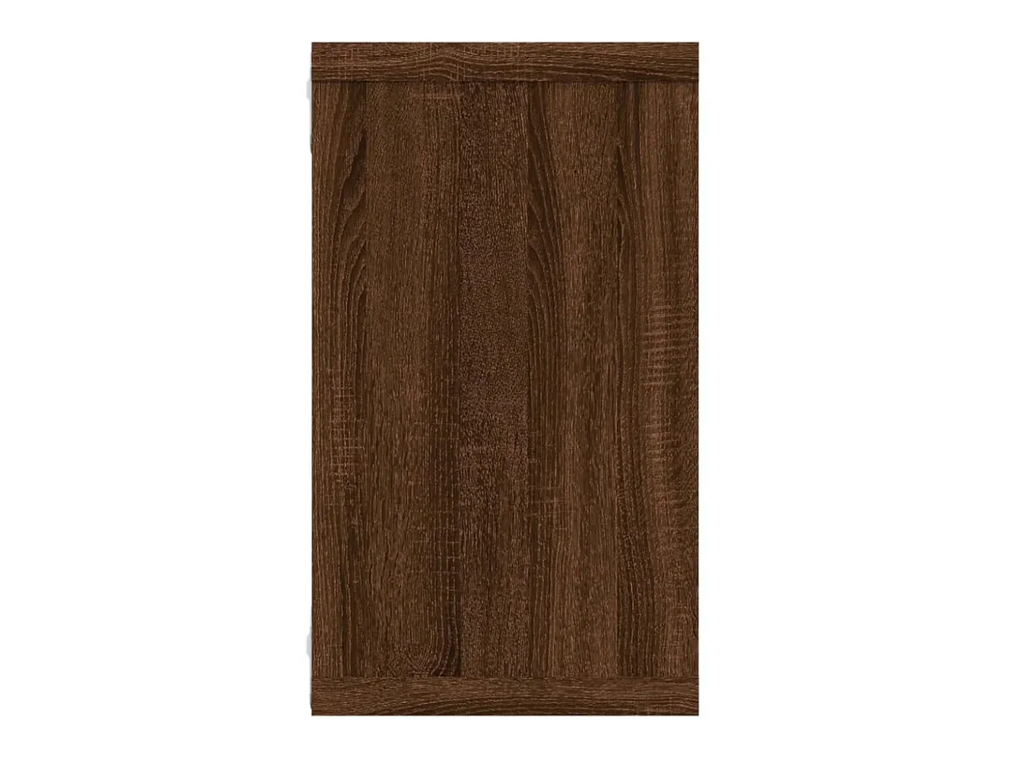 Estantes de pared cúbicos 4 piezas Roble marrón 80x15x26,5 cm