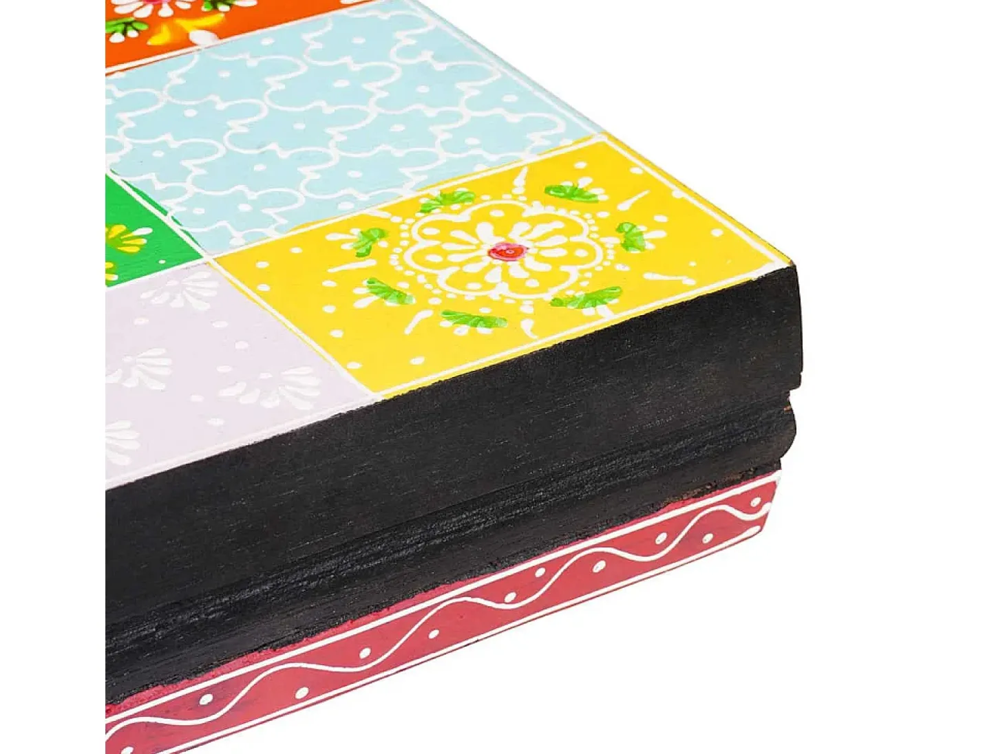 Estantes de pared con balda 2 uds Multicolor 100 x 20 x 6 cm