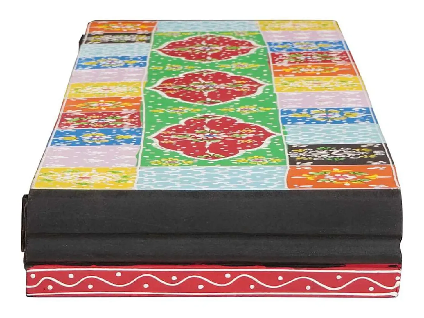 Estantes de pared con balda 2 uds Multicolor 100 x 20 x 6 cm