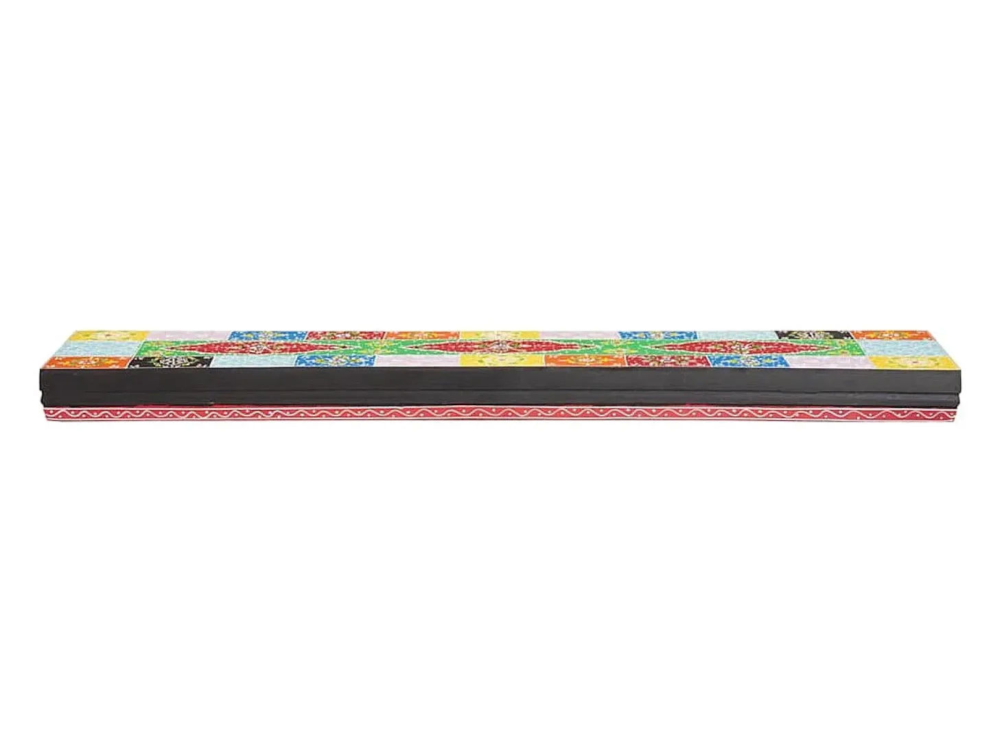 Estantes de pared con balda 2 uds Multicolor 100 x 20 x 6 cm