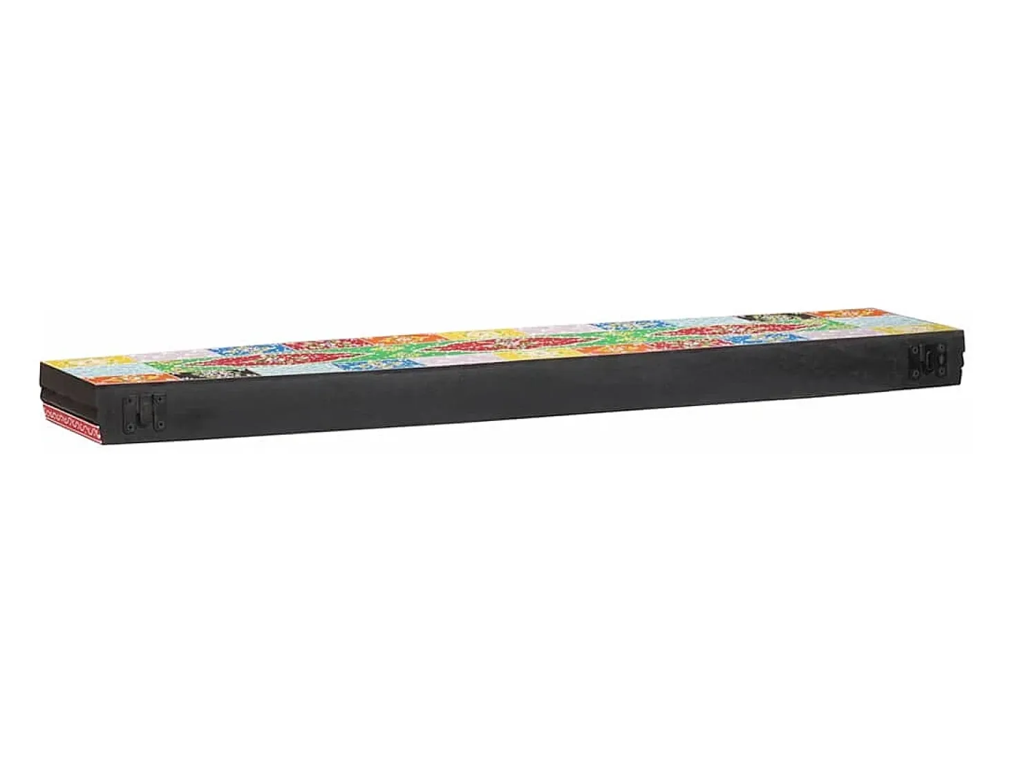 Estantes de pared con balda 2 uds Multicolor 100 x 20 x 6 cm