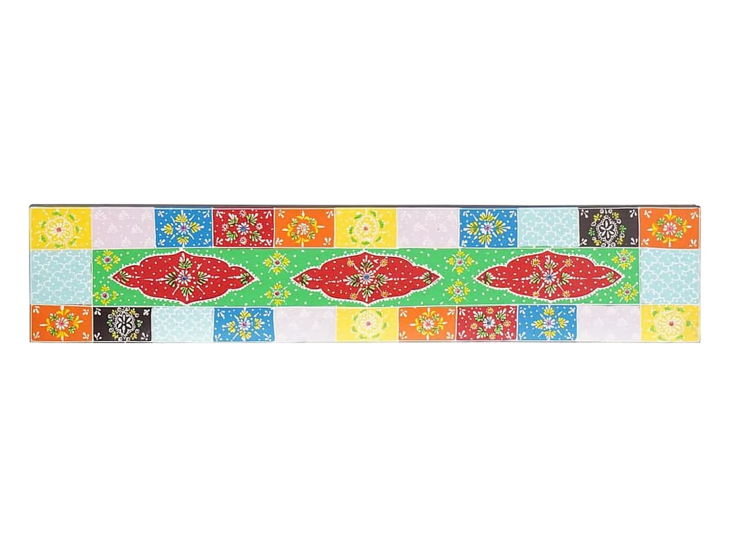 Estantes de pared con balda 2 uds Multicolor 100 x 20 x 6 cm