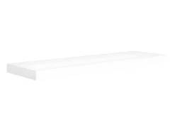 Estantes de pared de pared 4 uds MDF blanco 80x23,5x3,8 cm ES91873