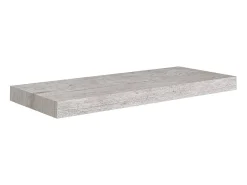 Estantes de pared flotantes 2 uds gris hormigón 60x23,5x3,8 cm MDF