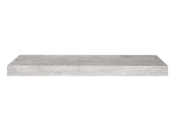 Estantes de pared flotantes 2 uds gris hormigón 60x23,5x3,8 cm MDF