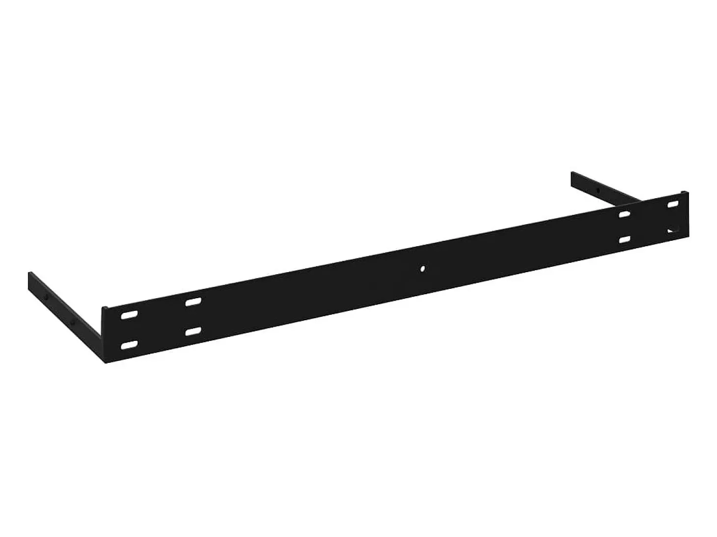 Estantes de pared flotantes 4 piezas negro 120x23,5x3,8 cm MDF