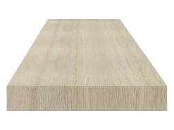 Estantes de pared flotantes 4 piezas roble 90x23,5x3,8 cm MDF