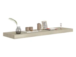 Estantes de pared flotantes 4 piezas roble 90x23,5x3,8 cm MDF