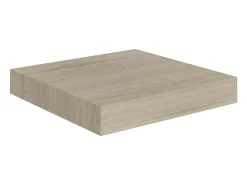 Estantes de pared flotantes 4 piezas roble 23x23,5x3,8 cm MDF