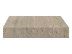 Estantes de pared flotantes 4 piezas roble 23x23,5x3,8 cm MDF