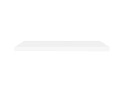 Estantes de pared pared 2 uds MDF blanco 90x23,5x3,8 cm ES30325