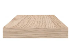 Estantes flotantes 4 piezas 110x23,5x4 cm madera de ingeniería