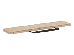 Estantes flotantes 4 piezas 110x23,5x4 cm madera de ingeniería