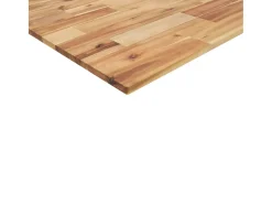 Estantes flotantes 4 uds madera acacia acabado aceite 60x40x2cm