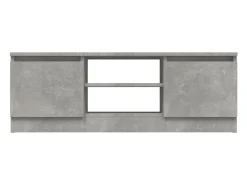 Eugene Mueble de TV con puerta gris hormigón 102x30x36 cm