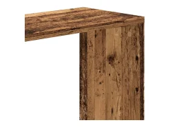 Fairmont Librería de 5 niveles madera color envejecido 45x23,5x162,5 cm