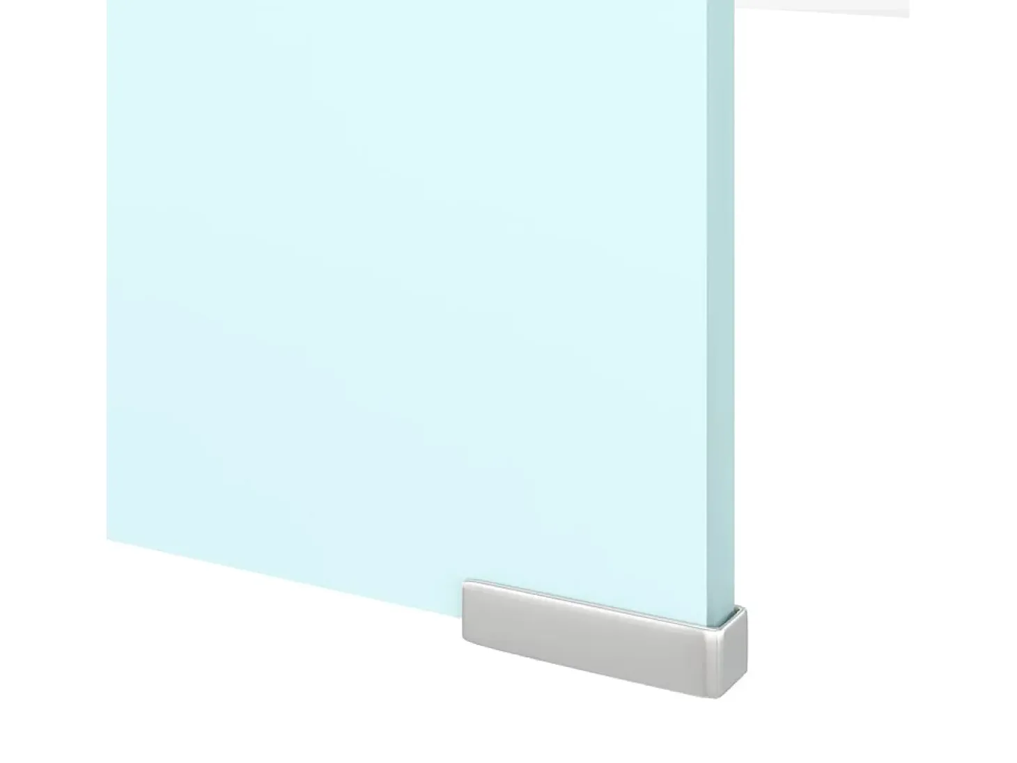 Fall River Mueble TV/Elevador de monitor cristal verde 120x30x13 cm
