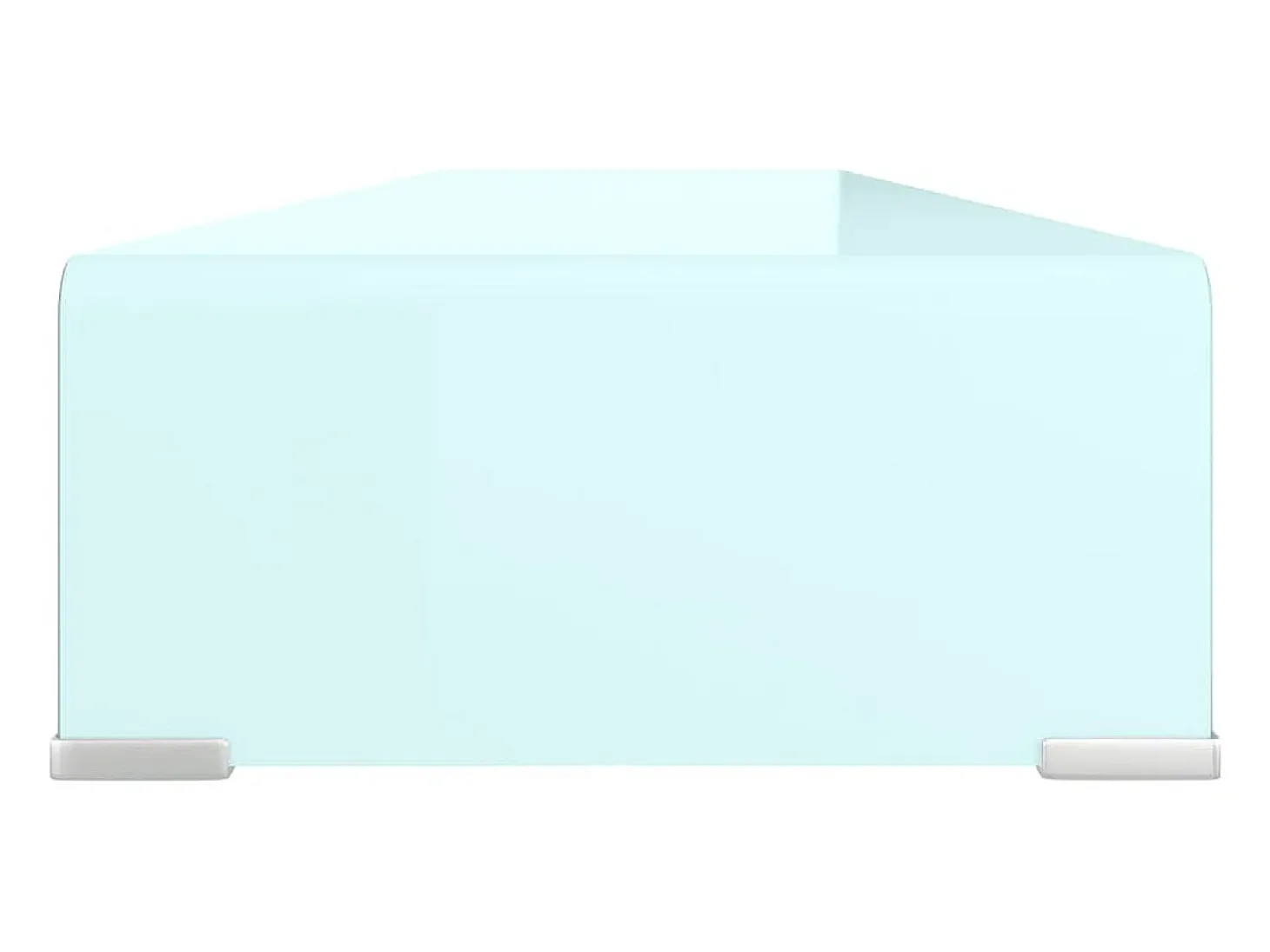 Fall River Mueble TV/Elevador de monitor cristal verde 120x30x13 cm