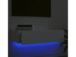 Felizia Mueble para TV con luces LED blanco 60x35x15,5 cm