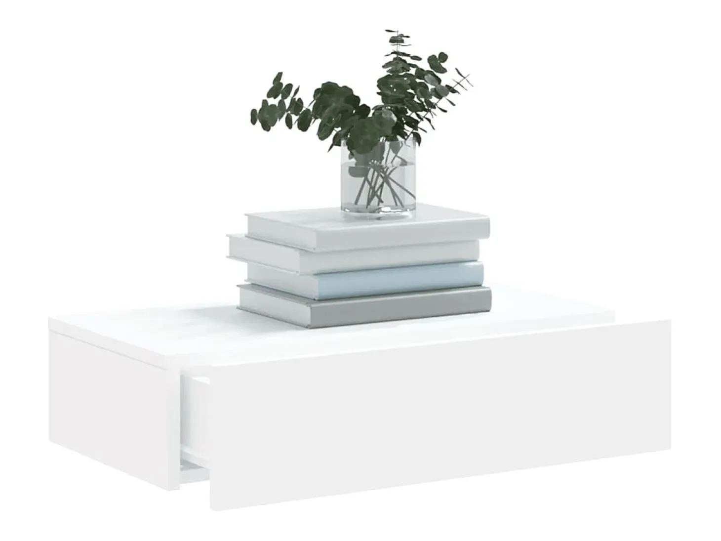 Felizia Mueble para TV con luces LED blanco 60x35x15,5 cm