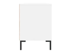 Fem Mueble de TV madera contrachapada blanco 150x30x44,5 cm