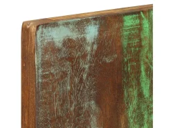 Folker Percheros de pared 2 uds madera maciza reciclada 36x3x110 cm